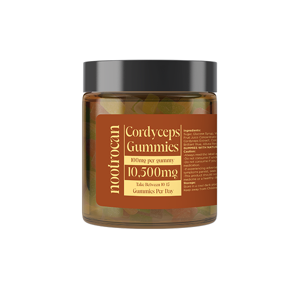 Nootrocan 10500mg Nootropic Cordyceps Mushroom Gummies 450g