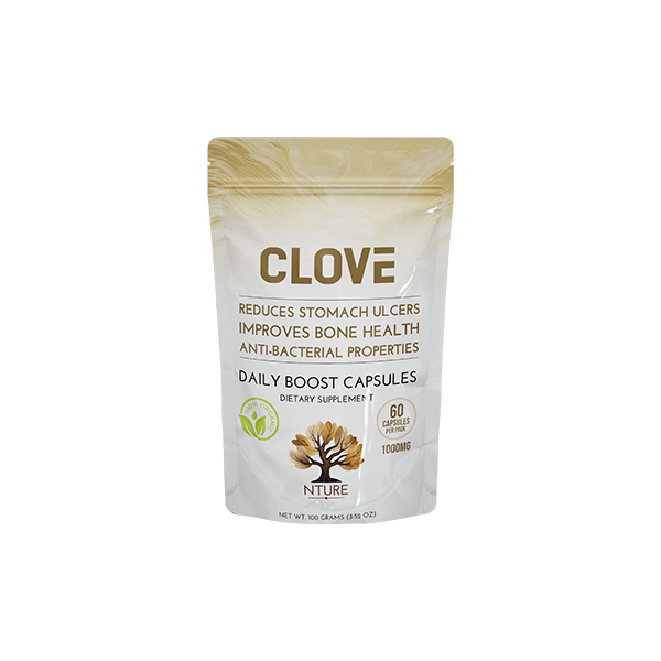 NTURE 1000mg Clover Capsules - 60 Capsules