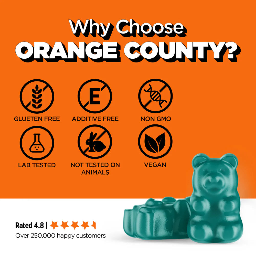 Orange County NMN (Nicotinamide) Gummies  - 30 Pieces - Fungguys