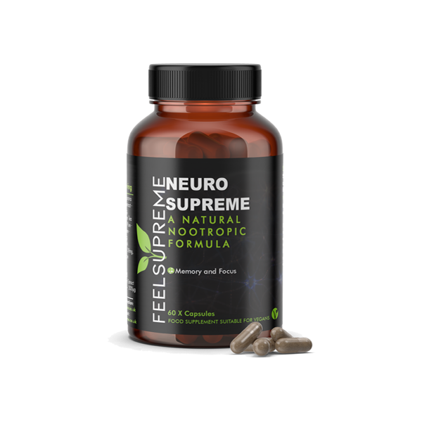 Feel Supreme Neuro Supreme Nootropic Capsules - 60 Caps - Fungguys