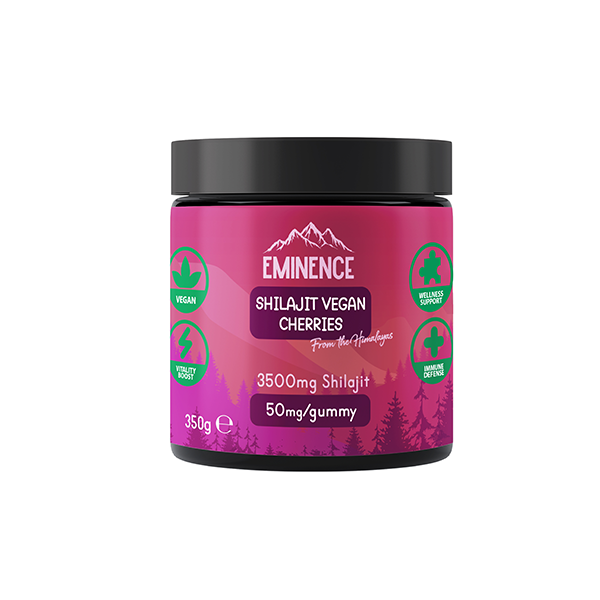 Eminence Shilajit Cherries Vegan Gummies