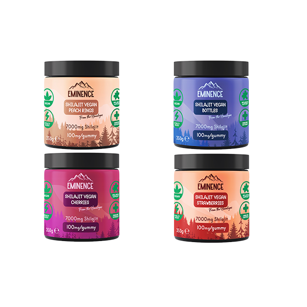 Eminence Shilajit Vegan Gummies 7000mg 350g Mixed Flavours 