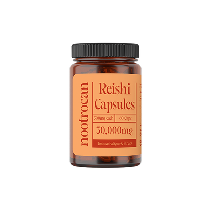 Nootrocan 30000mg Nootropic Vegan   Reishi Mushroom Capsules - 60 Caps