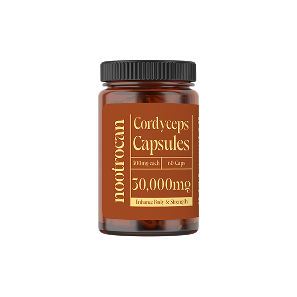 Nootrocan 30000mg Nootropic Vegan Mushroom Capsules - 60 Caps - Fungguys