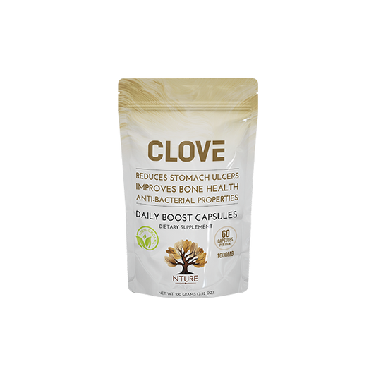 NTURE 1000mg Clover Capsules - 60 Capsules