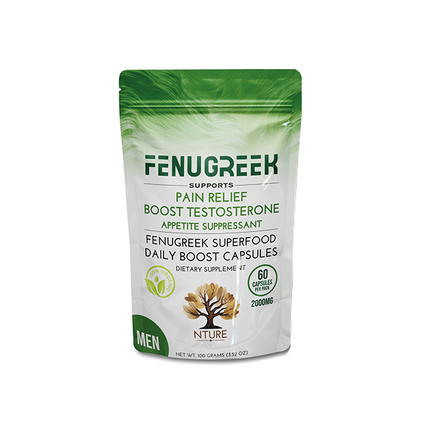 NTURE Fenugreek Daily Boost Capsules Men