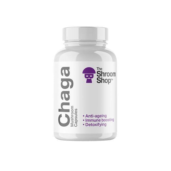 The Shroom Shop Chaga Mushroom 45000mg Capsules - 90 Caps 